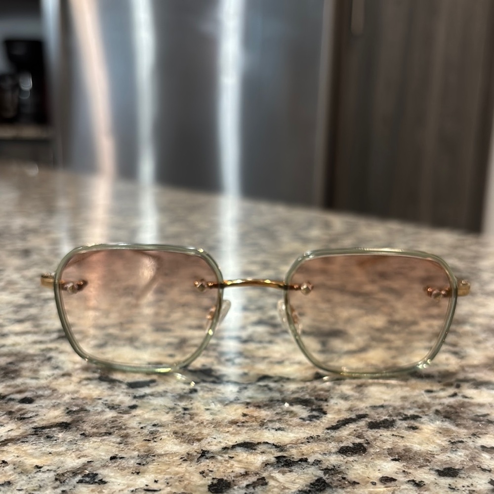 Barton Perreira Gold Frame Square Glasses